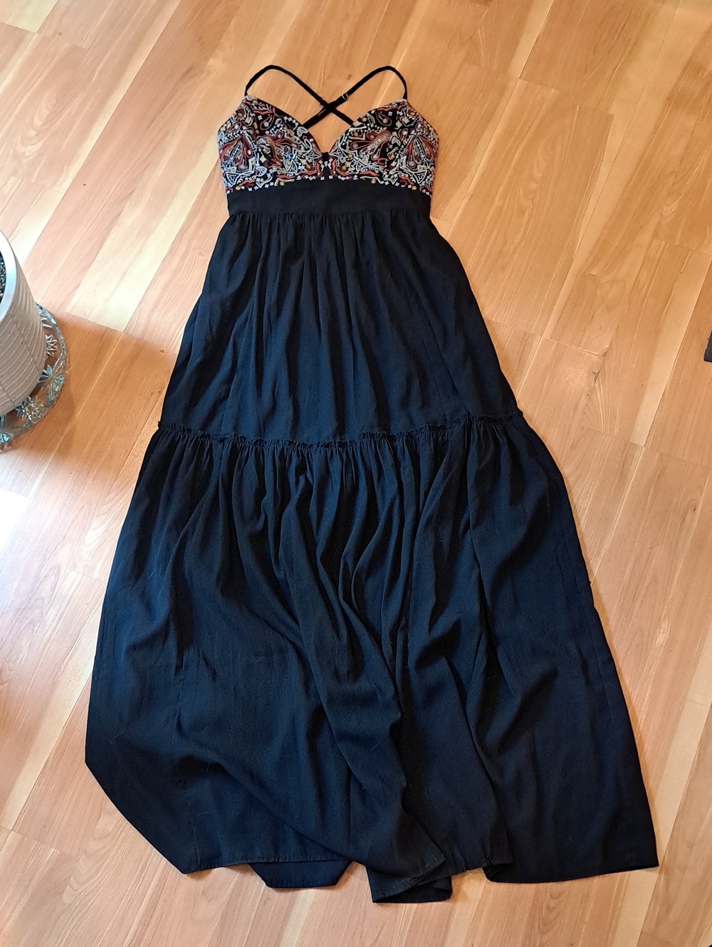 Abercrombie & Fitch Black Maxi Dress